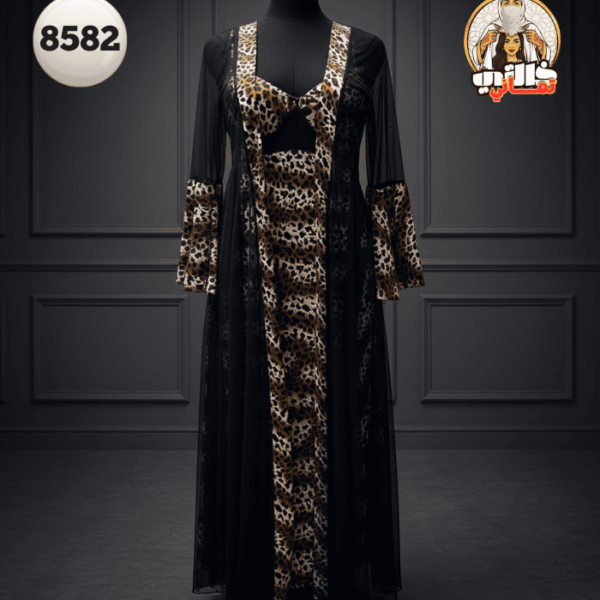 Déshabiller léopard satin tulle Lingerie de mariage Algérie